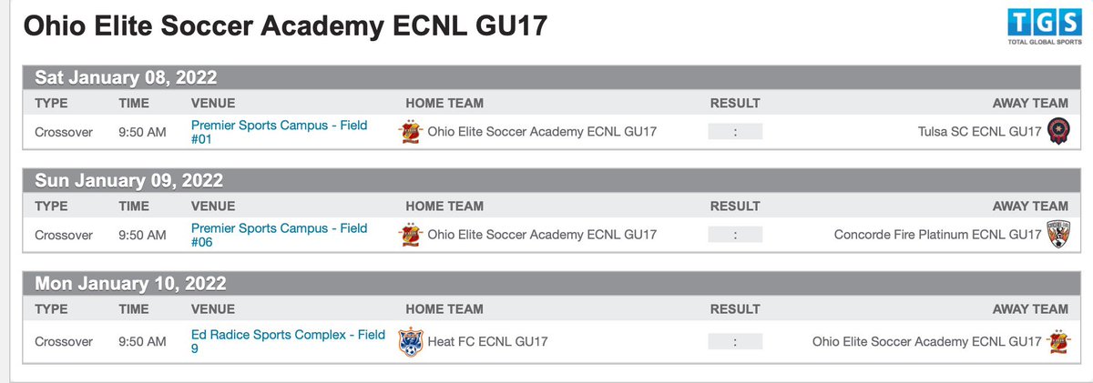 fieldzee11's tweet photo. Here is an updated schedule of my games in Florida! #ECNLFL https://t.co/FM9Z3yn7Ne