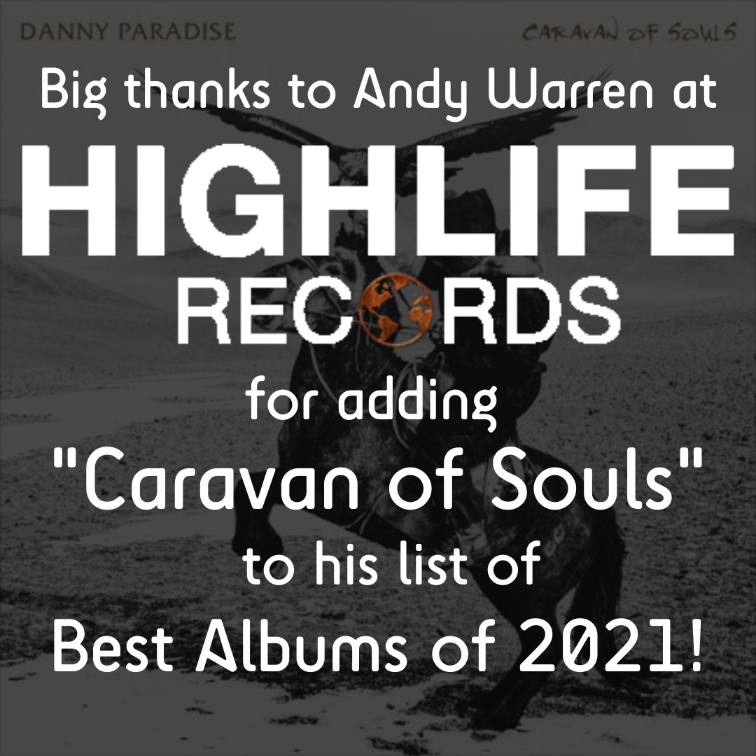 MesaBluemoon Recordings (@mesabluemoonr) on Twitter photo Big thank you to Andy Warren over at <a href="/HighlifeVinyl/">Highlife Records</a> for adding Danny Paradise’s album “Caravan of Souls” to his list of Best Albums of 2021! Check out the list at the link ➡️ highlifeworld.com/best-of-2021/?… Big thank you to Andy Warren over at <a href="/HighlifeVinyl/">Highlife Records</a> for adding Danny Paradise’s album “Caravan of Souls” to his list of Best Albums of 2021! Check out the list at the link ➡️ highlifeworld.com/best-of-2021/?…