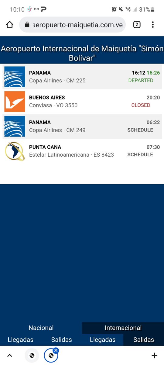 StephHrnndz's tweet photo. Actualización del vuelo de CCS a Buenos Aires con Conviasa ya fue cerrado. Esperamos que pronto despeguen https://t.co/tKO6SU8kFq
