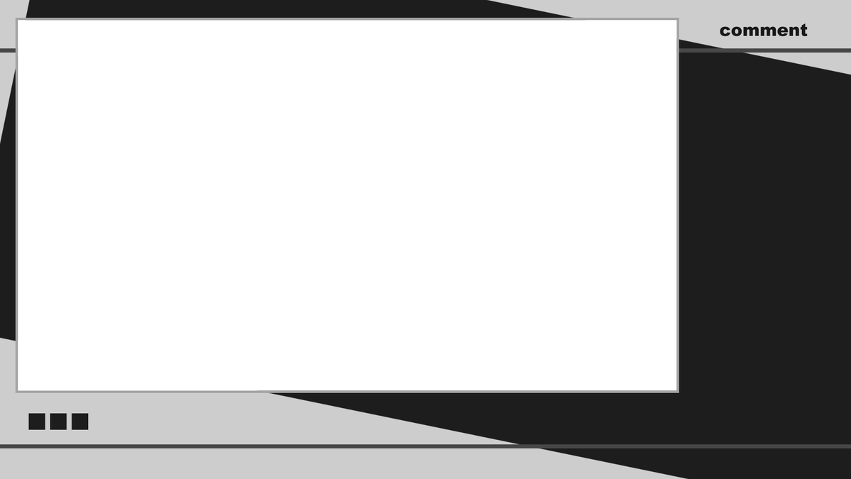 先日公開したVtuberさん向けゲーム配信画面フレームの配色を反転したバージョンです。  モデル(お身体)の配置位置が黒色なので、モデルを邪魔しにくくなっています。  イメージカラー等に合うものがありましたらお試しください。(リプ欄に別色あり) #VTuberAssets #Vtuber ...