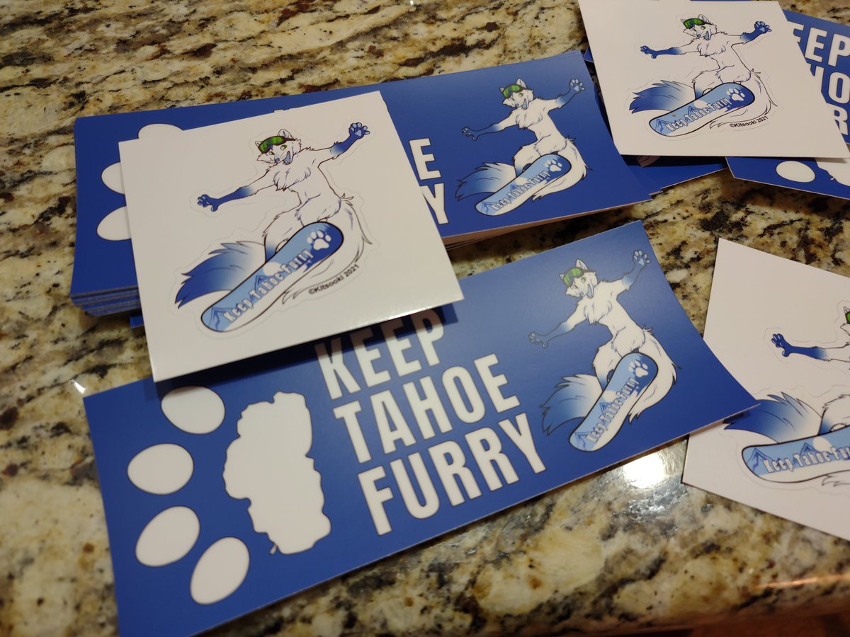 KeepTahoeFurry's tweet photo. Keep Tahoe Furry will be giving out stickers at Further Confusion! https://t.co/sbmvTE2c7J
