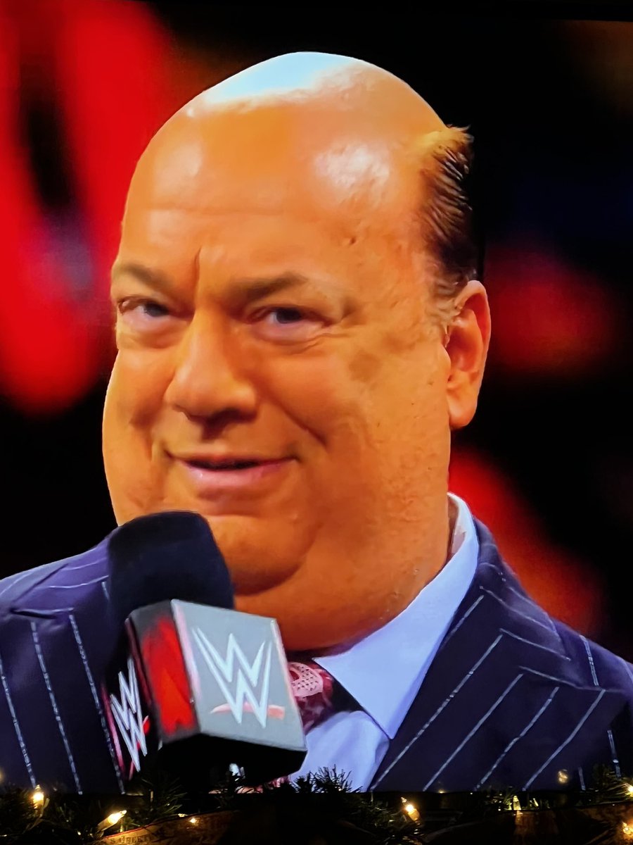 DisneyFan1213's tweet photo. Paul Heyman out here looking like an Oompa Loompa! #WWERaw #orangeface #stoptanning #dropthespraytan https://t.co/Pm8V1pBqal