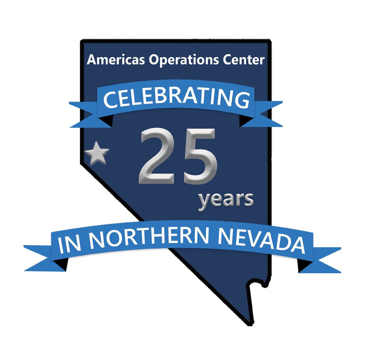 Happy New Year! In 2022, the Americas Operations Center (@MicrosoftReno), is celebrating its 25th anniversary as a site in Northern Nevada! #AOC25years #silveranniversary #biggestlittlecity #community #MicrosoftLife