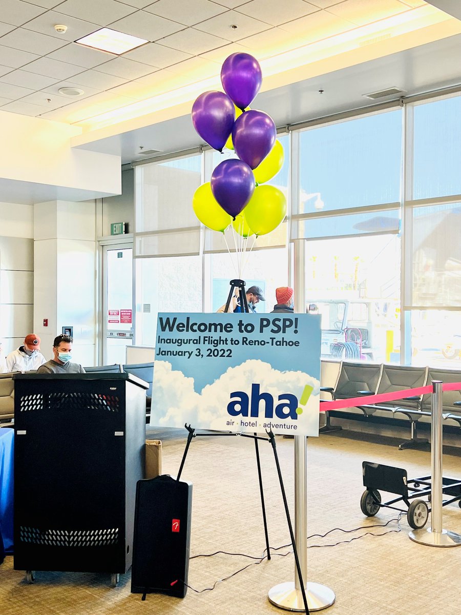ahaairlines's tweet photo. New year, new destination! 
Thank you for the warm welcome, Palm Springs! ☀️🌴 

Book your nonstop getaway today at https://t.co/rMW7G4ze5M ✈️ 

@AirportPSP @PalmSpringsCA @VisitGreaterPS 
#AdventureAwaits #FlyAha https://t.co/bPHg3g8LP3