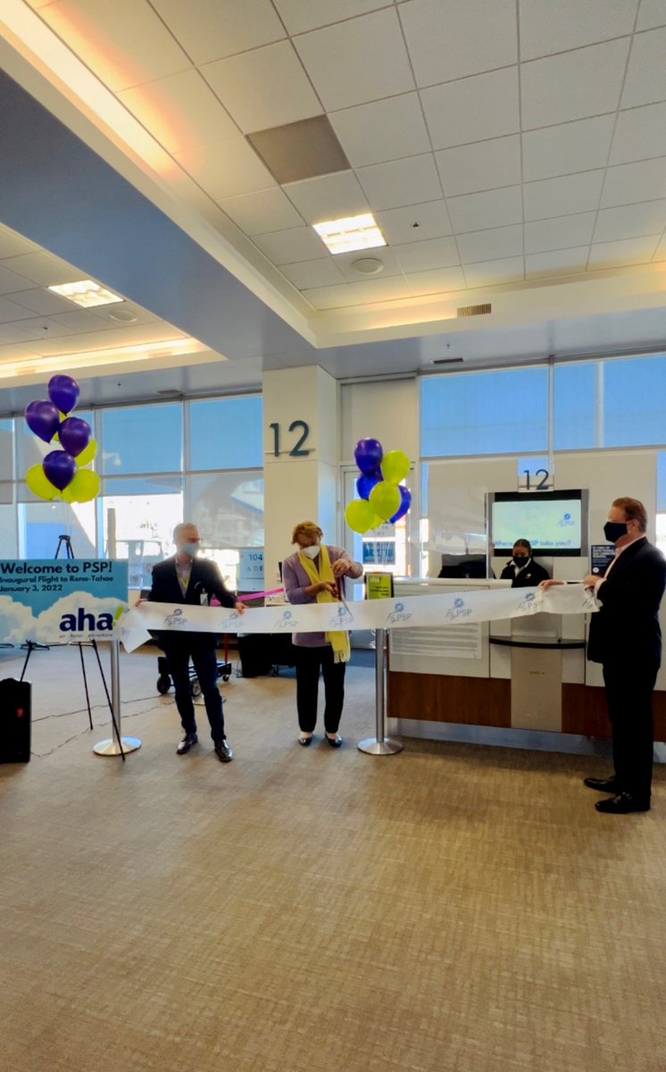 ahaairlines's tweet photo. New year, new destination! 
Thank you for the warm welcome, Palm Springs! ☀️🌴 

Book your nonstop getaway today at https://t.co/rMW7G4ze5M ✈️ 

@AirportPSP @PalmSpringsCA @VisitGreaterPS 
#AdventureAwaits #FlyAha https://t.co/bPHg3g8LP3