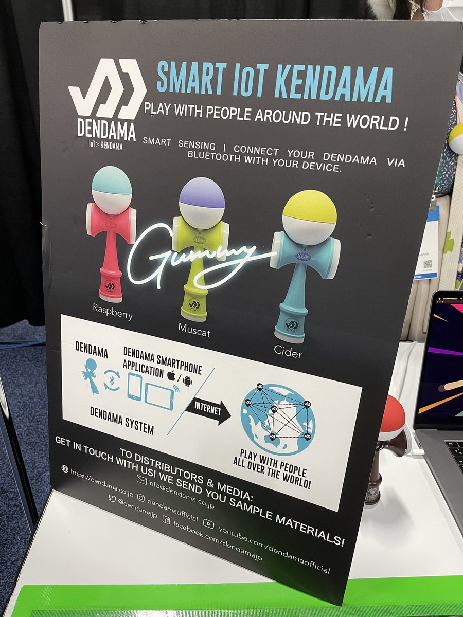 ThatsITLA's tweet photo. Having a little too much fun with this next generation of kendama. Used to play kendama a lot a few years ago. @DendamaJP takes the kendama to a new level adding the digital element with party games and trick tests. #dendama #kendama @CES #ces2022 #cesunveiled #japan https://t.co/vP64PRlb78