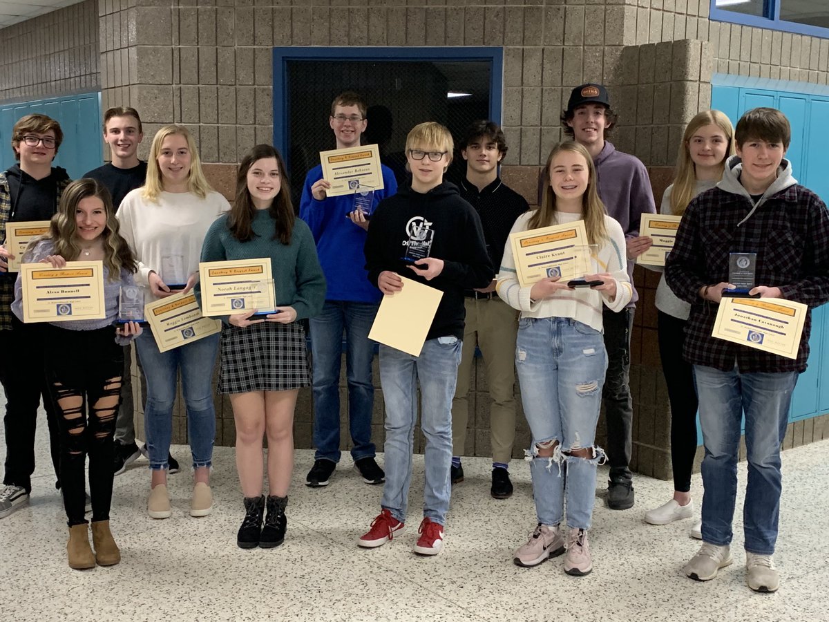STMAHighSchool's tweet image. Congratulations to our Courtesy &amp;amp; Respect Award recipients honored at this evening’s School Board meeting. We are grateful for their leadership within our school. The character they display is a foundational strength within our school. #knightspride
