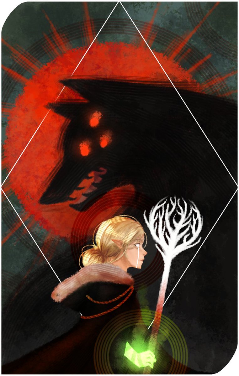 pansketchual's tweet photo. been grinding dragon age: inquisition lately and was inspired to paint a tarot card
#DragonAgeInquisition #DreadWolfRises https://t.co/46RSFPf6Dn