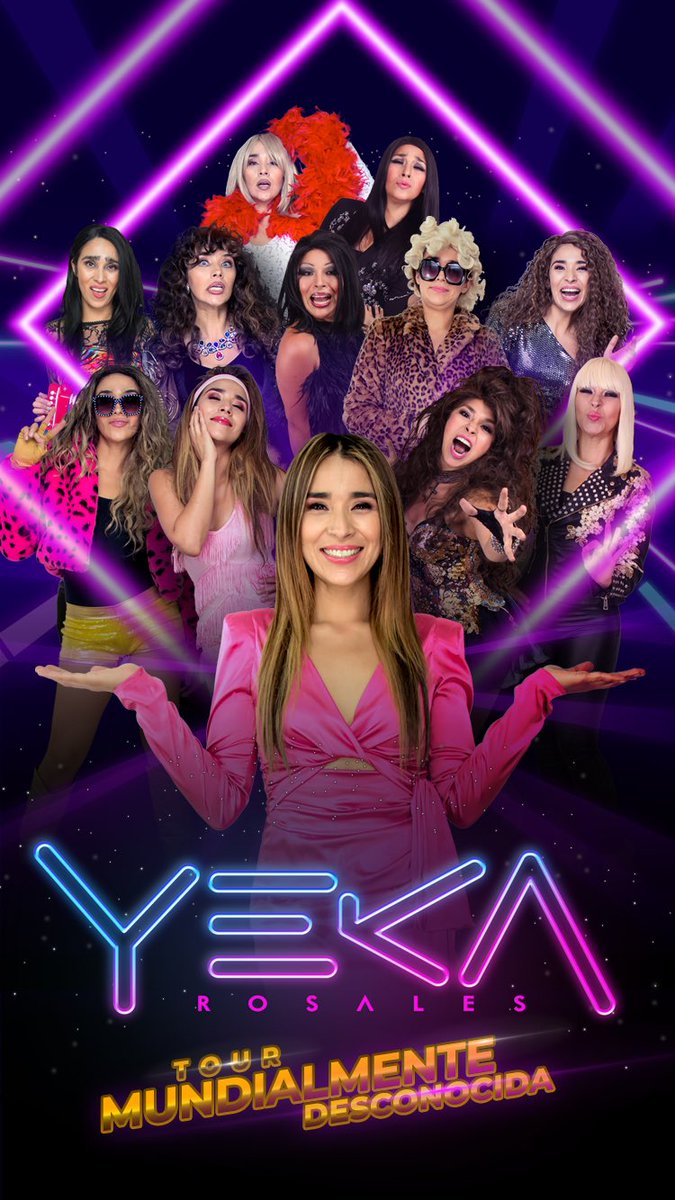 YekaRosales's tweet photo. PRÓXIMAMENTE les compartiré las fechas y lugares de mi gira 2022 “MUNDIALMENTE DESCONOCIDA”
  
¿Donde te gustaría ver mi show? https://t.co/1hruZ6fvAO