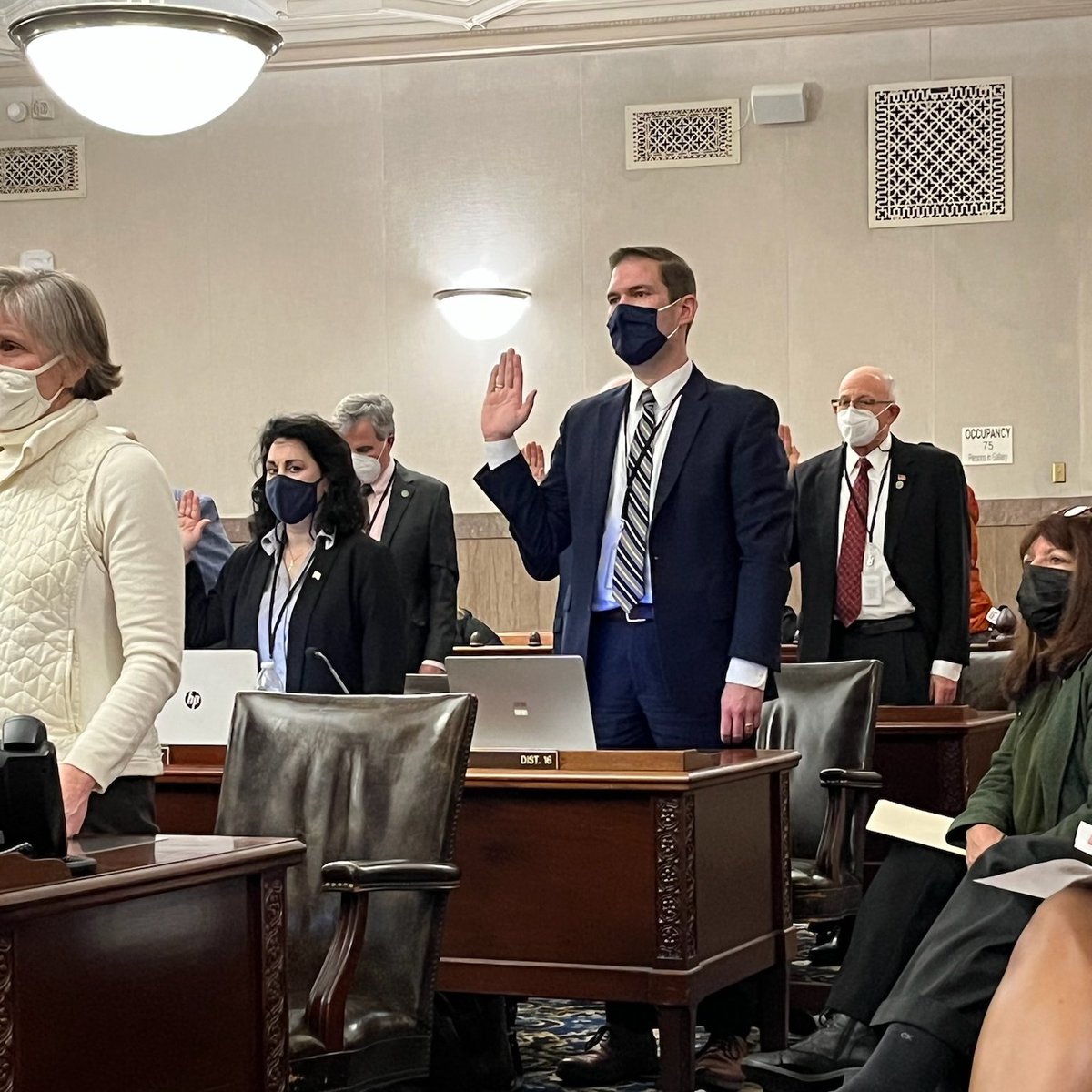 4irondequoit's tweet photo. Honored to be sworn in and represent the people of Legislative District 16. https://t.co/IauLahghv6