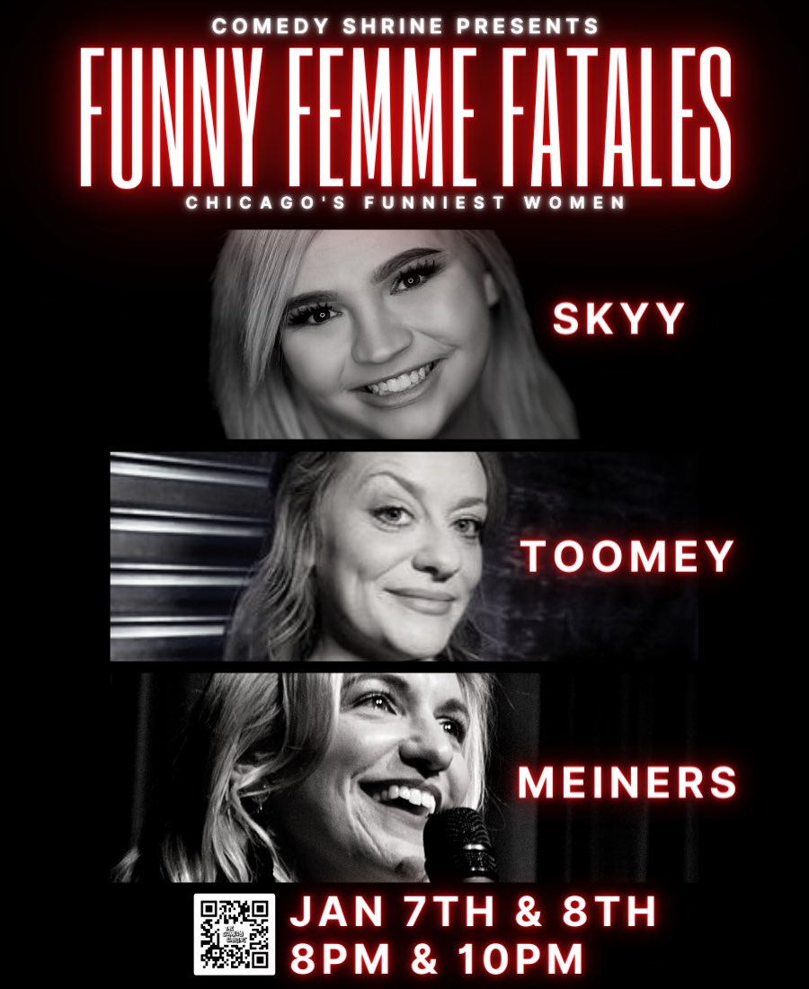 I don’t know who needs to hear this, but the show you’ve been waiting for is happening THIS WEEKEND!!! 

comedyshrine.com/fff