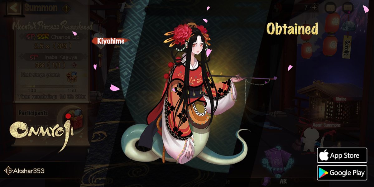 #Onmyoji# I summoned a new shikigami! Check it out and try your luck!