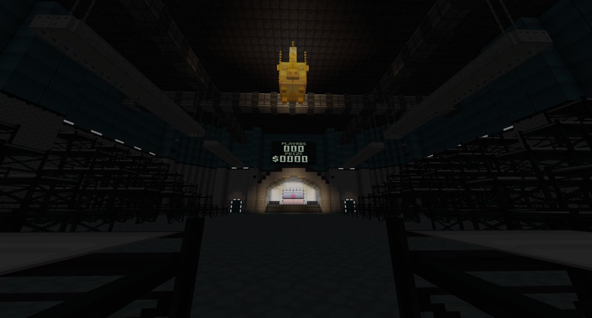 🐷The piggie oversees all. Let's hope the lights come on soon..

#SquidGameMC