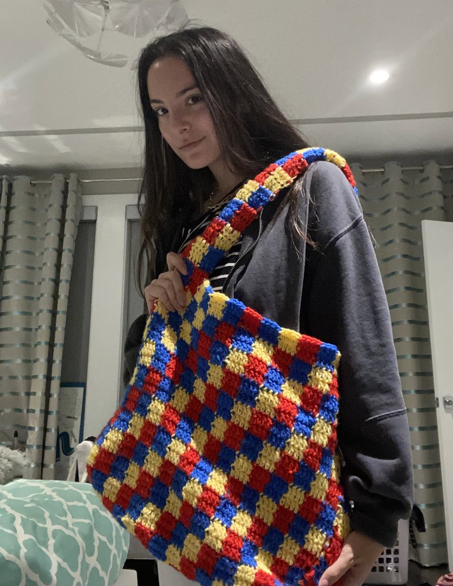 ssarahemily's tweet photo. fuck it, crochet greatest hits tote bag https://t.co/kk3EHGHlpR
