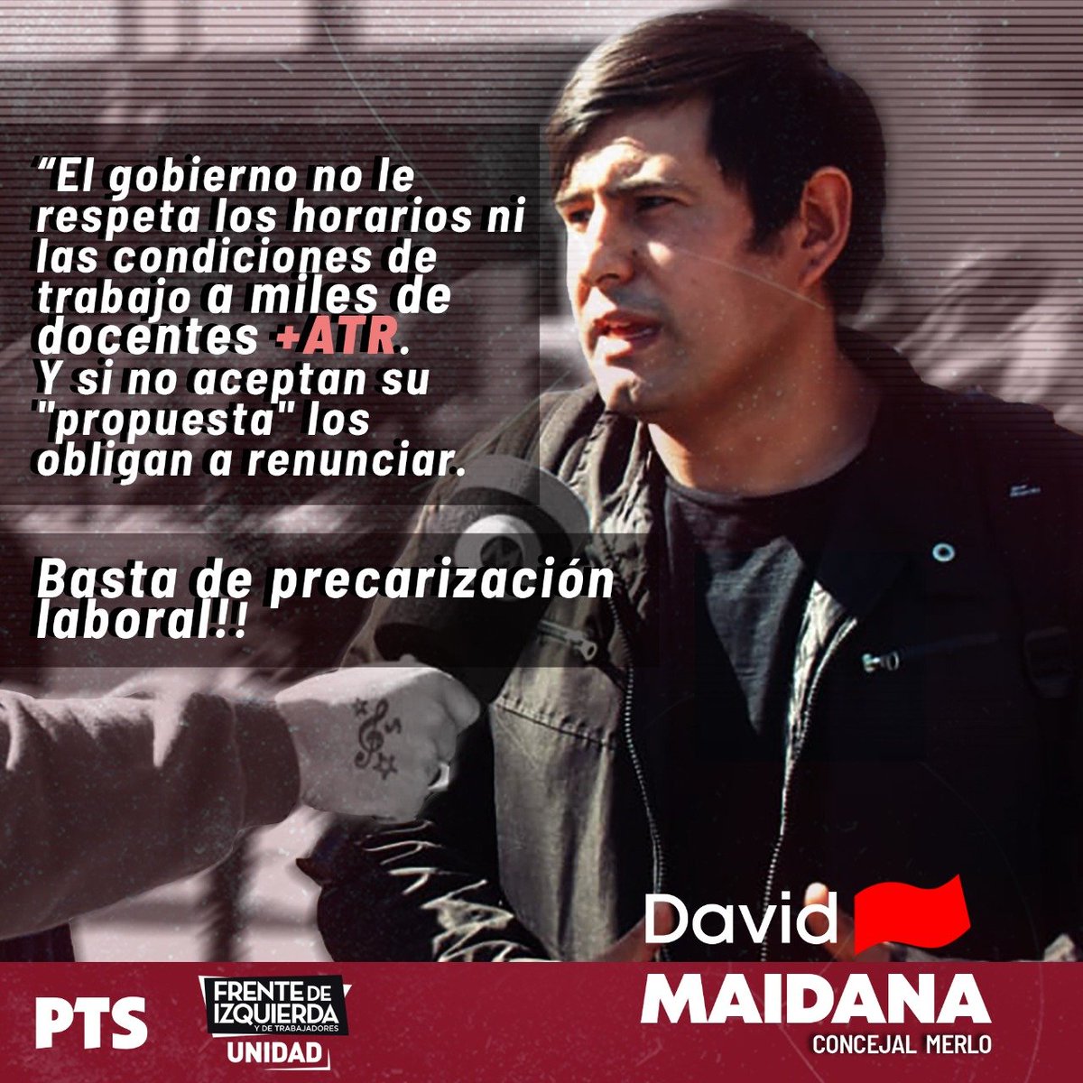 DavidEzMaidana's tweet photo. Miles de docentes del programa +ATR denuncian la profundización de la precarización laboral y de la educación por parte del gobierno de la #PBA. El @SUTEBAProvincia debe dejar de darle la espalda a nuestros reclamos y convocar a asambleas para votar medidas de lucha. https://t.co/uuJSPJIOaQ