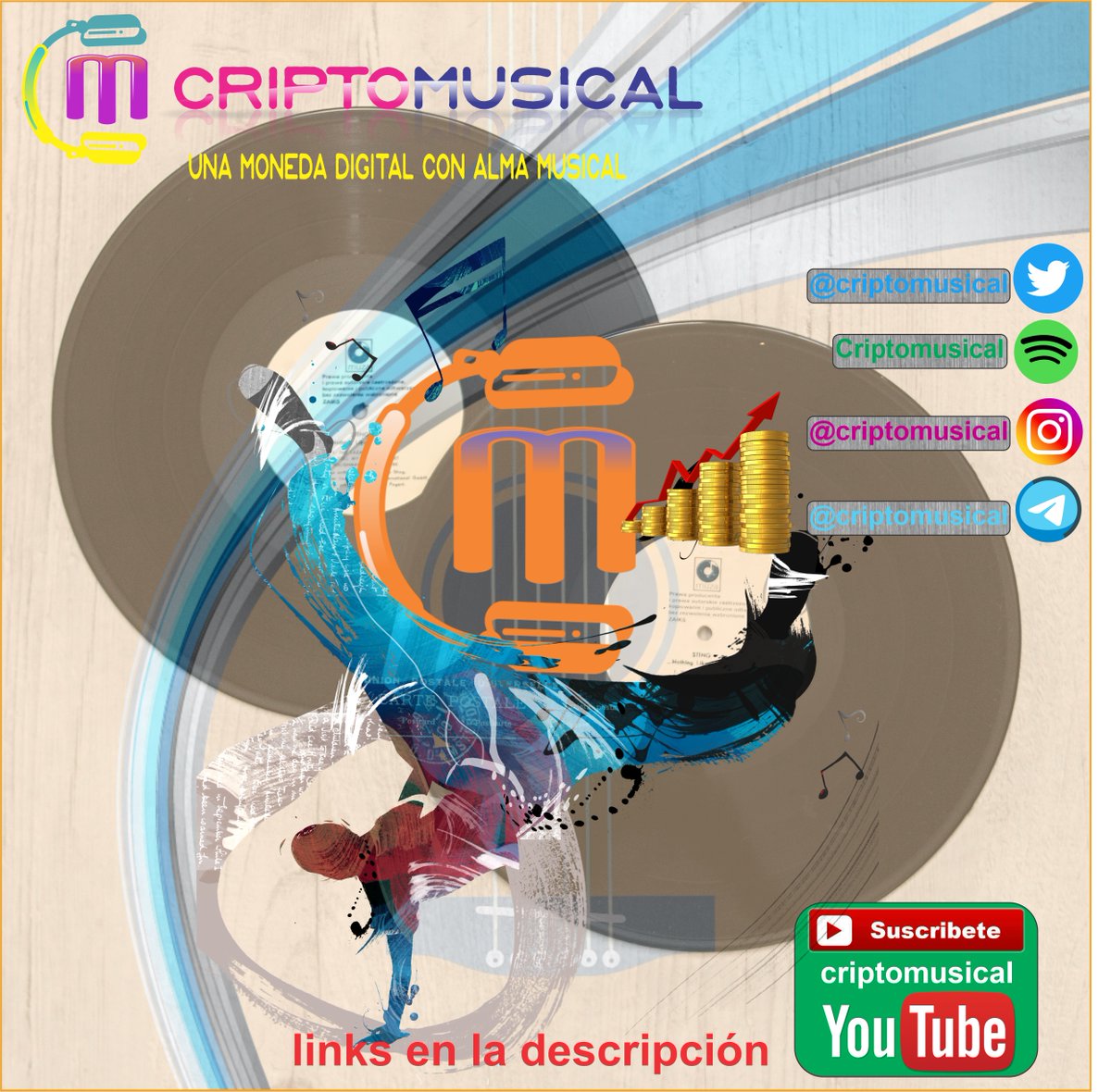 CriptoMusical's tweet image. hola te invito a seguirnos en nuestras redes, gracias 
#criptomusical,
t.me/critomusical
criptomusical.com