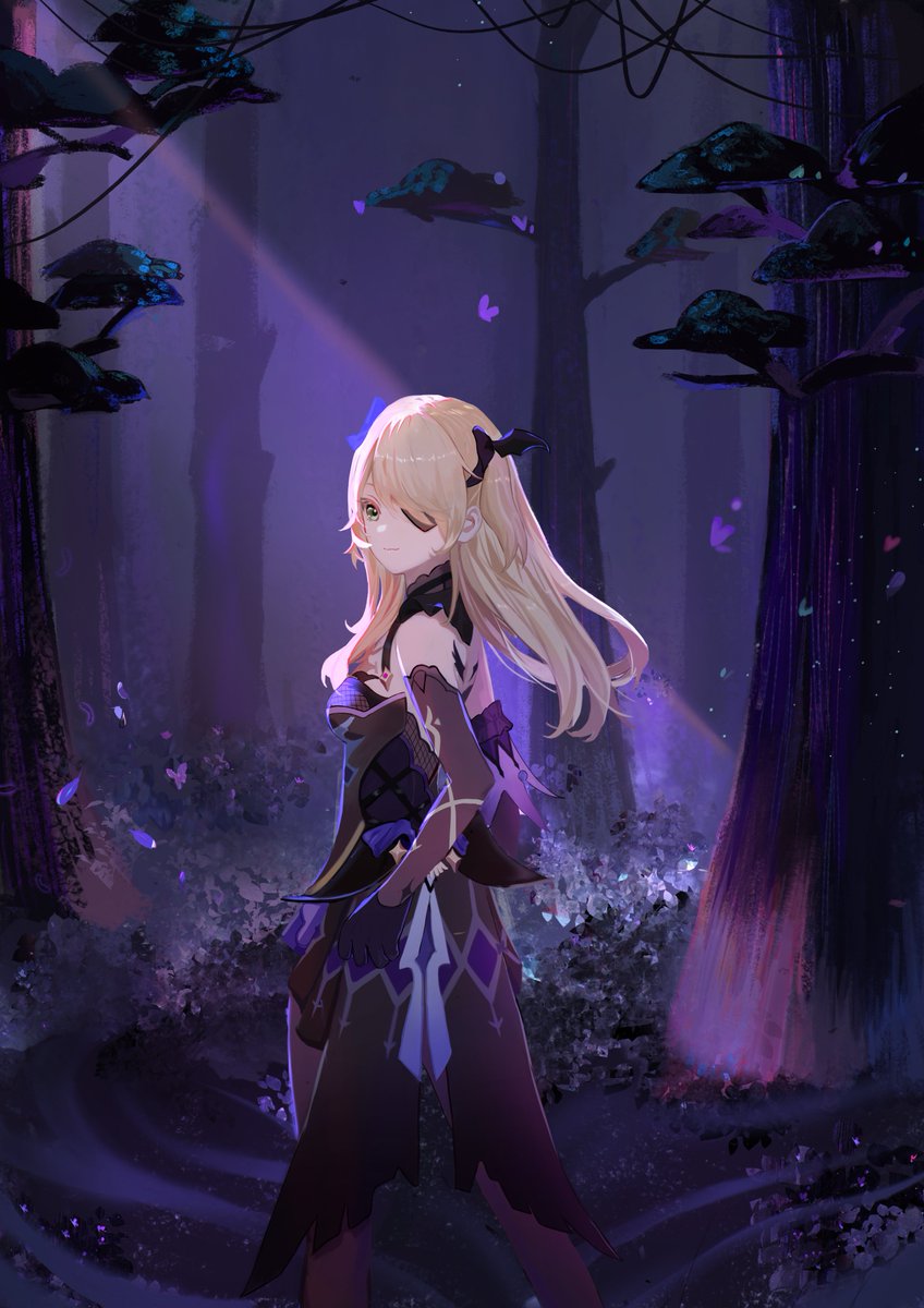 Sing_Twilight's tweet photo. I am surprised that so many people like my work, so I re-uploaded some past works #GenshinImapct #Genshin https://t.co/rAyKoulrRp