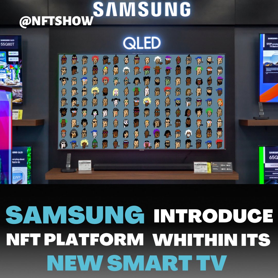 NFTS_SHOW's tweet photo. Samsung the new smartv tech... #NFT #NFTartist #NFtech #NFTLAUNCH #NFTCommmunity #CriptoNoticia #NFTartists #NFTLOVER https://t.co/mHbFWEFwcp