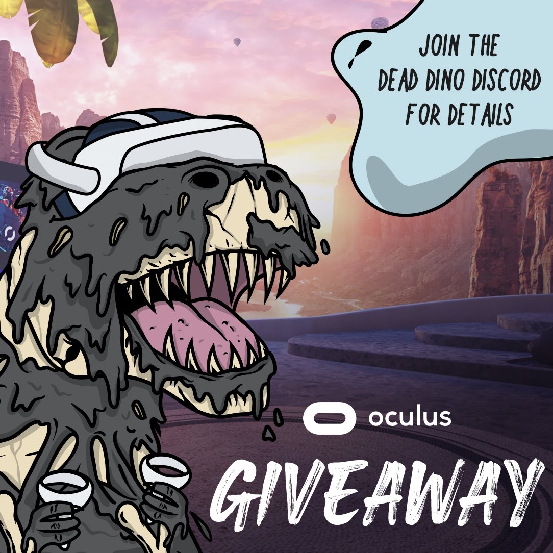DeadDinoWorld's tweet image. 🦖 In a world full of apes, be a dino🦖

&amp;gt;&amp;gt; Custom-drawn individual dinos

&amp;gt;&amp;gt; Weekly giveaways for active, passionate members

&amp;gt;&amp;gt; De-extinction donation

&amp;gt;&amp;gt; Utility token

&amp;gt;&amp;gt; Whitelist currently open

👉 discord.gg/kgXXkxK5 

#nft #nfts #deaddinoworld #deaddino #deaddinonft