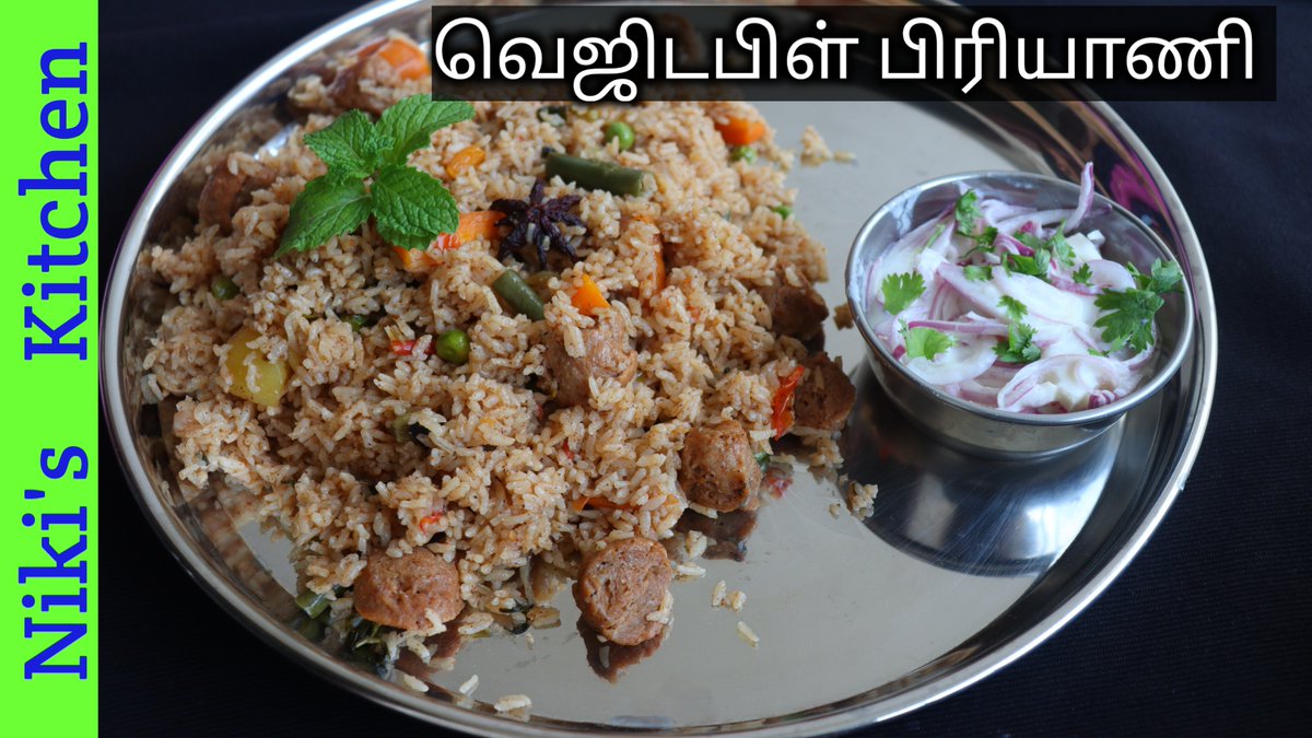 Nikiskitchen1's tweet photo. Veg dum biriyani https://t.co/1a813EXXKQ via @YouTube https://t.co/ntPncbGSzY