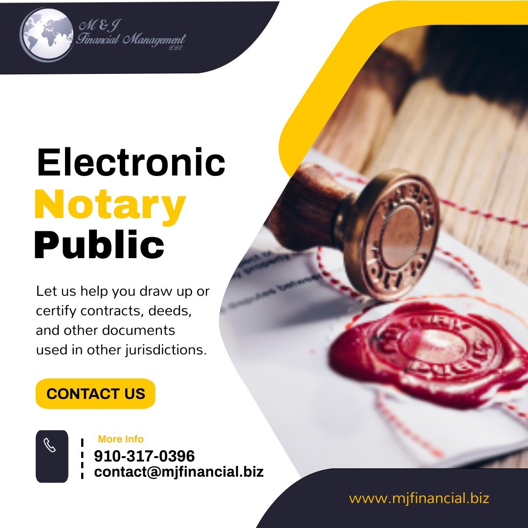 financial_j's tweet photo. At M&J Financial Management, we get the job done. Give us a call. #publicnotary #notarypublic #electronicnotarypublic #electronicnotary https://t.co/DPHZa1qaQl