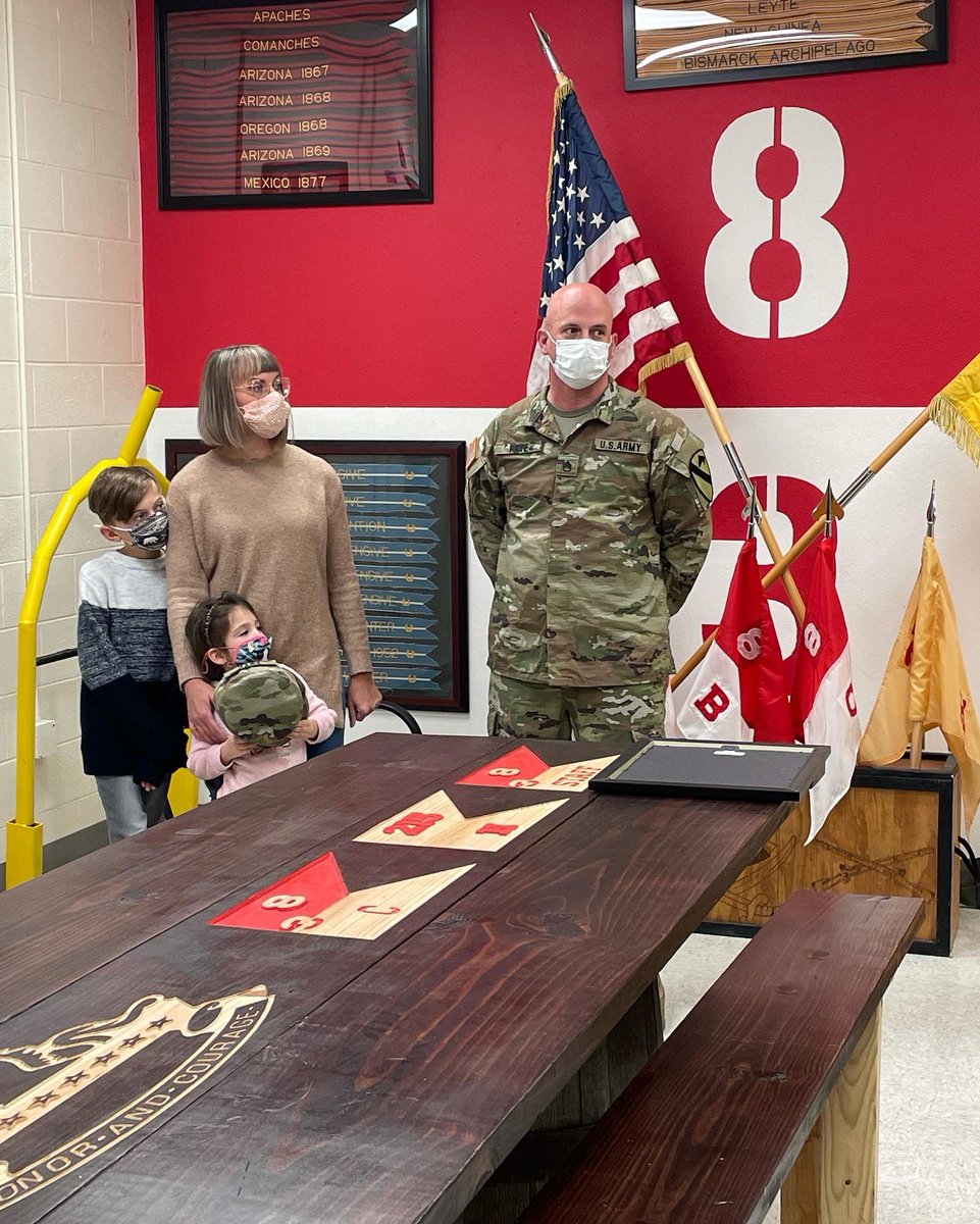TreatEmRough's tweet photo. Congrats to SFC Frye on his promotion!! #fireandadjust #treatemrough @3rd8cav https://t.co/GhNvUiKCqH