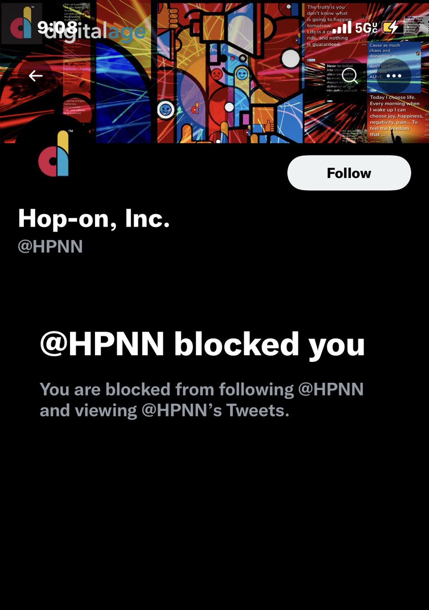 bnaze14's tweet photo. Always have been pretty positive about $hpnn. Didn’t think the two constructive tweets I replied warranted being blocked? https://t.co/xm3rjIwxyK