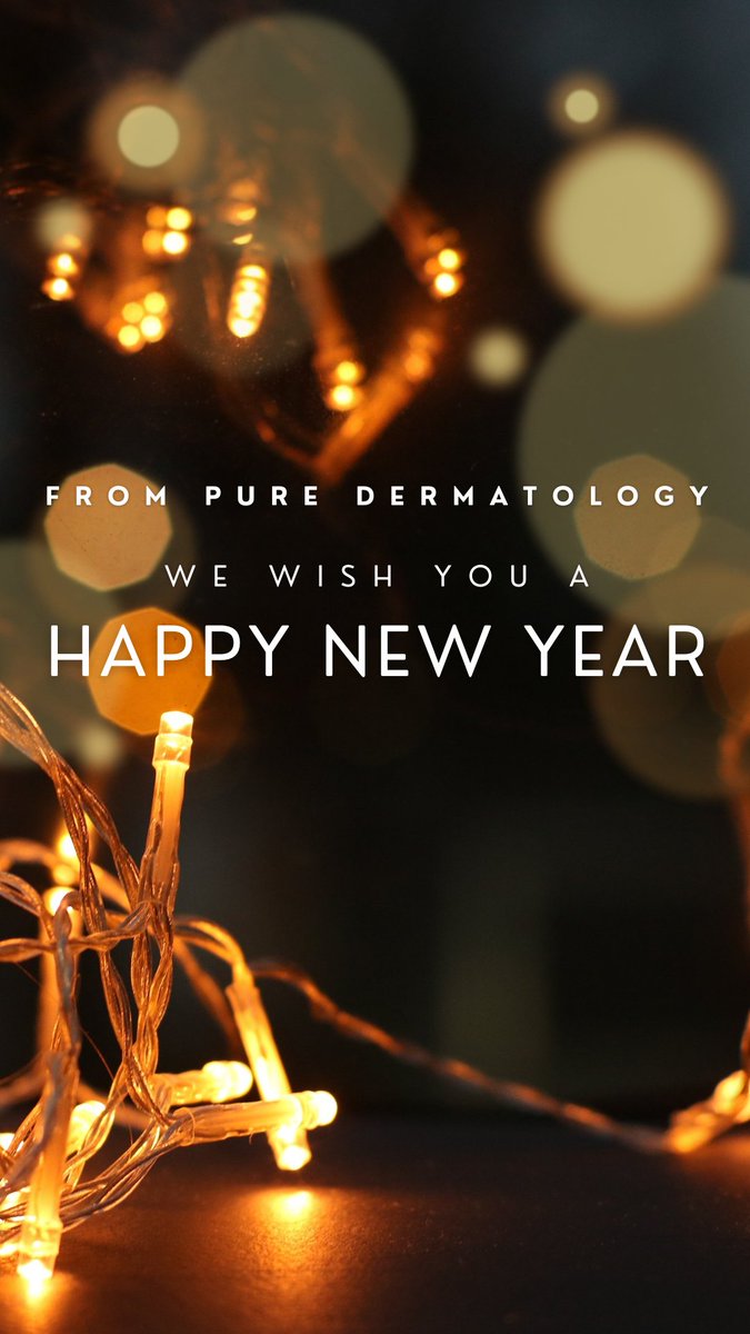 PureDermatology's tweet photo. 🎊 Happy New Year's Eve! 🎊
We hope you have had a safe and wonderful holiday season thus far! From your family at Pure Dermatology, we hope you have an amazing New Year!

#dermatology #newyear #nye #newyearseve https://t.co/s4VeKNzLSG