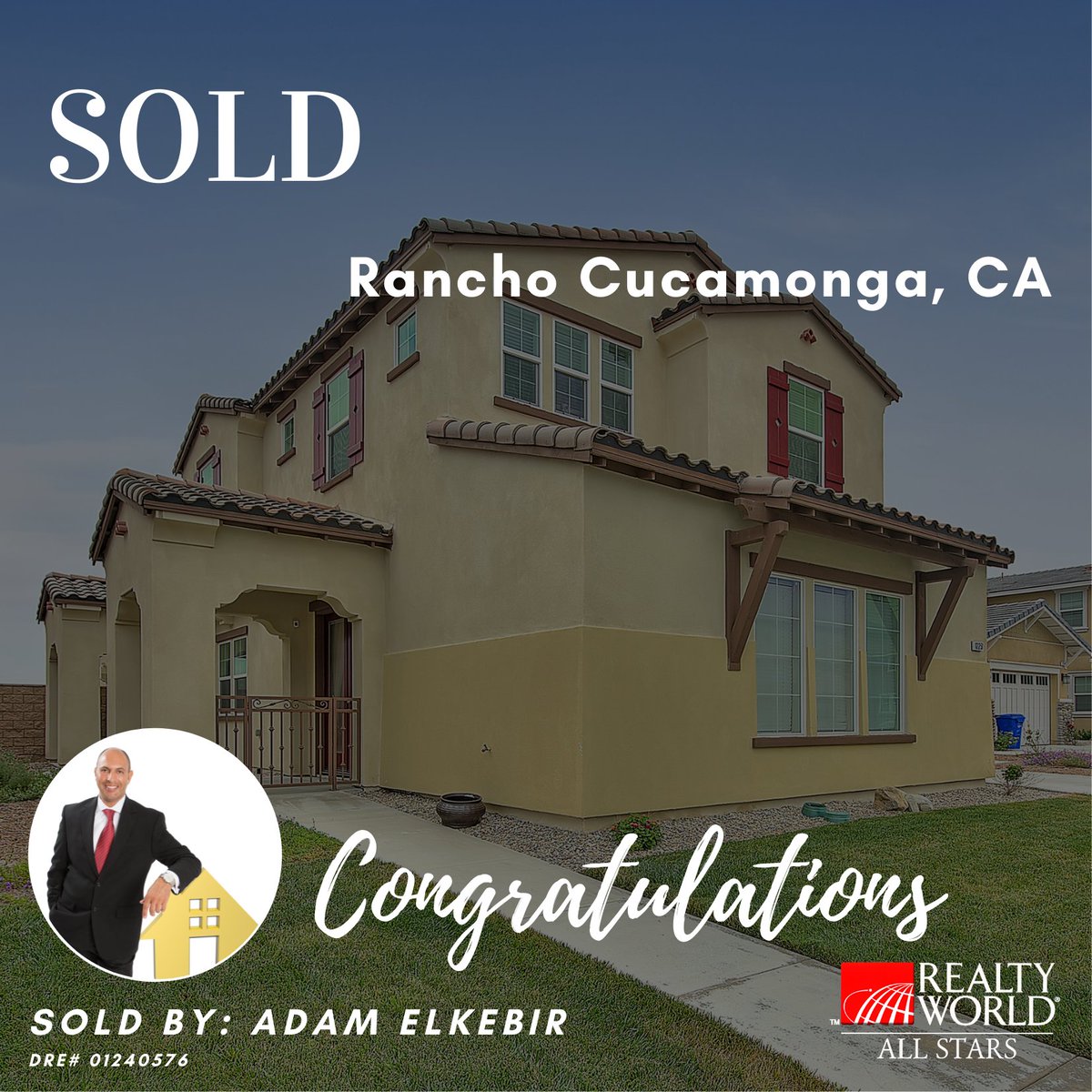 rwallstars's tweet photo. #JustSold π‘ π First closed escrow of the year and it is all thanks to our #SUPERSTAR Adam Elkebir.π π π Congratulations on closing escrow for your recent listing in Rancho Cucamonga. Adding another win to our #ALLSTARSCELEBRATION this MONDAY.
#ClosedEscrow #Sold #RWAS https://t.co/CNsWUu5Ac6