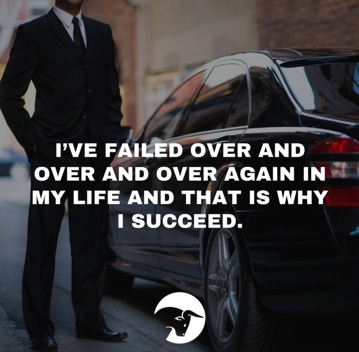 EthanKoh23's tweet photo. We're often taught that failure is a bad thing. While it may be true in the short-term the most successful people are those who have failed the most. The more you try the more you fail, but the better your odds are of success.
#millionaireprocess #investment #OVO #BTC #blockchain https://t.co/fXkCWbsqHZ