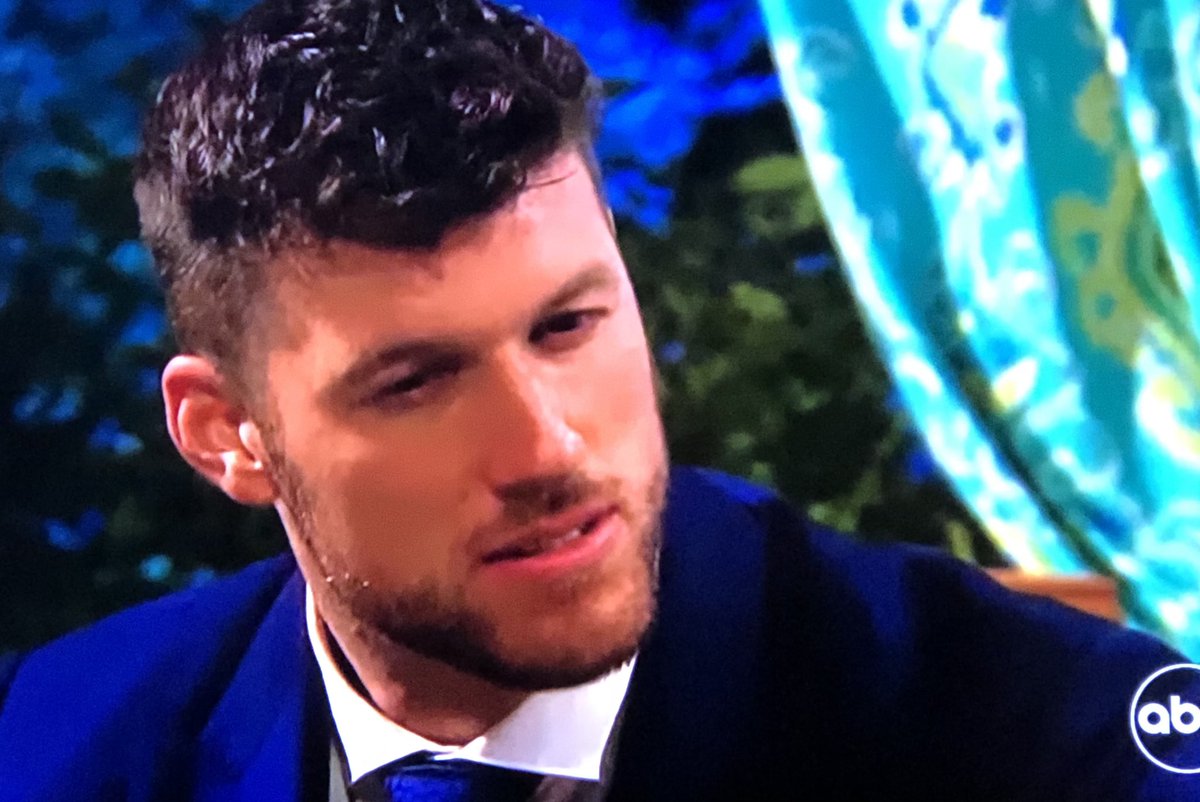 KateTessera's tweet photo. Clayton trying to compute who “Claire” even is. #TheBachelorABC https://t.co/TJTy1oXUOU