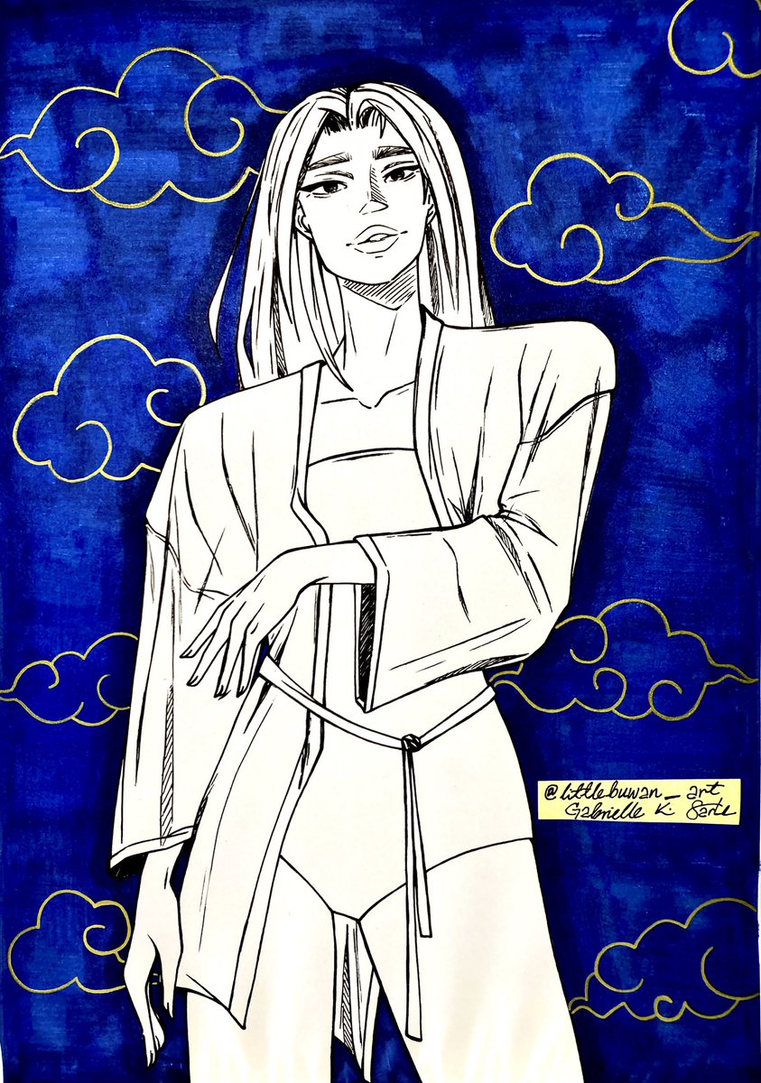 Littlebuwan_art's tweet photo. Song: Voice of Wind
*
*
#voiceofwind #radwimps #radwimps好きな人と繋がりたい #artezaworld #artezarealbrushpens #copiccolor #art #illustration #drawing #papermateinkjoy #lineart #traditionalart #characterdesign https://t.co/liRs0aiT9Y