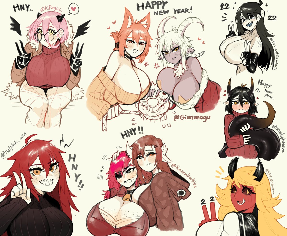Happy New Year pals and y'all followers!!
2021 was good and really tough for me, I hope 2022 will be going well
I've more idea to draw another OCs (and forgot to make my OCs) but! it's time to get back to work, maybe let's make it next time