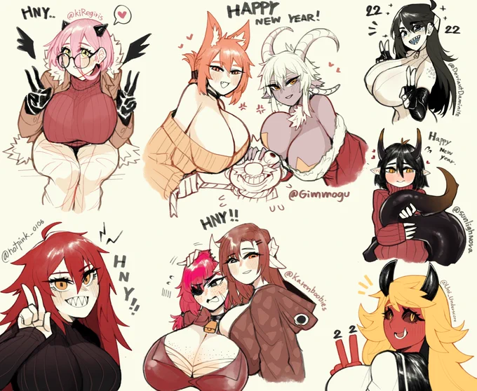 Happy New Year pals and y'all followers!!

2021 was good and really tough for me, I hope 2022 will be going well

I've more idea to draw another OCs (and forgot to make my OCs) but! it's time to get back to work, maybe let's make it next time 
