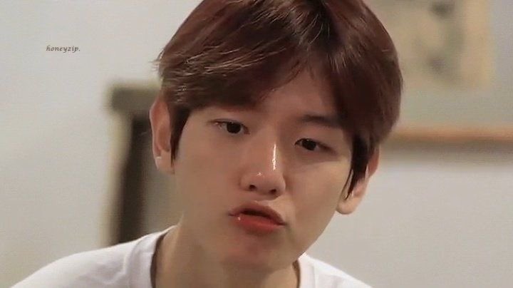 JUST4BBH's tweet photo. #BAEKHYUN : the pouting machine 😗 https://t.co/WK52k5CNjF