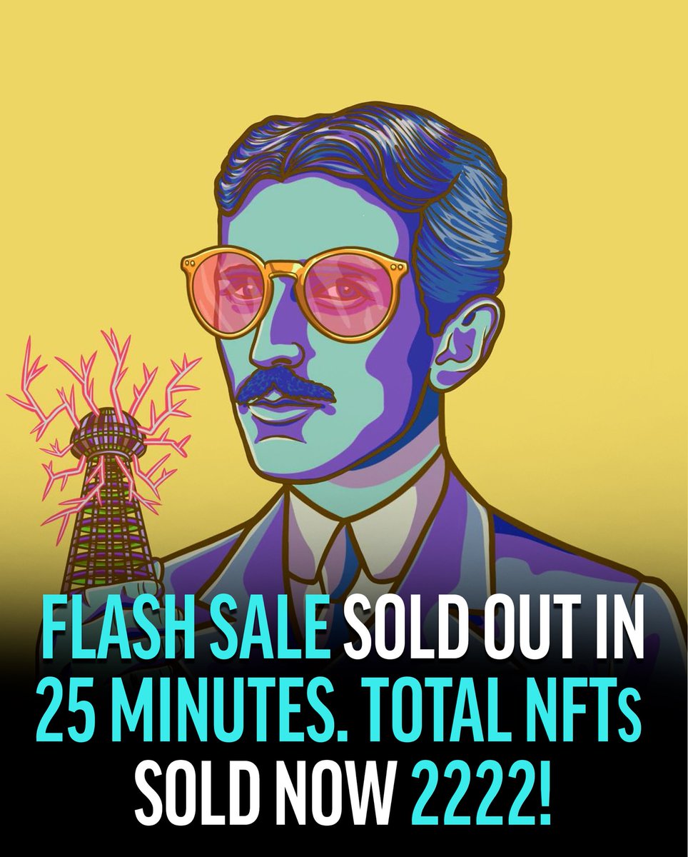 HistoryInNFTs's tweet photo. INSANE! We have officially sold the Flash Sale out in around 20 minutes. 

We'll continue repeating ourselves, but this community is amazing and we are a genuine family. We are only as strong as you all are, and we are unbelievably grateful.

Public sale in one week. Let's fly 🚀 https://t.co/k3wzvrFxKT