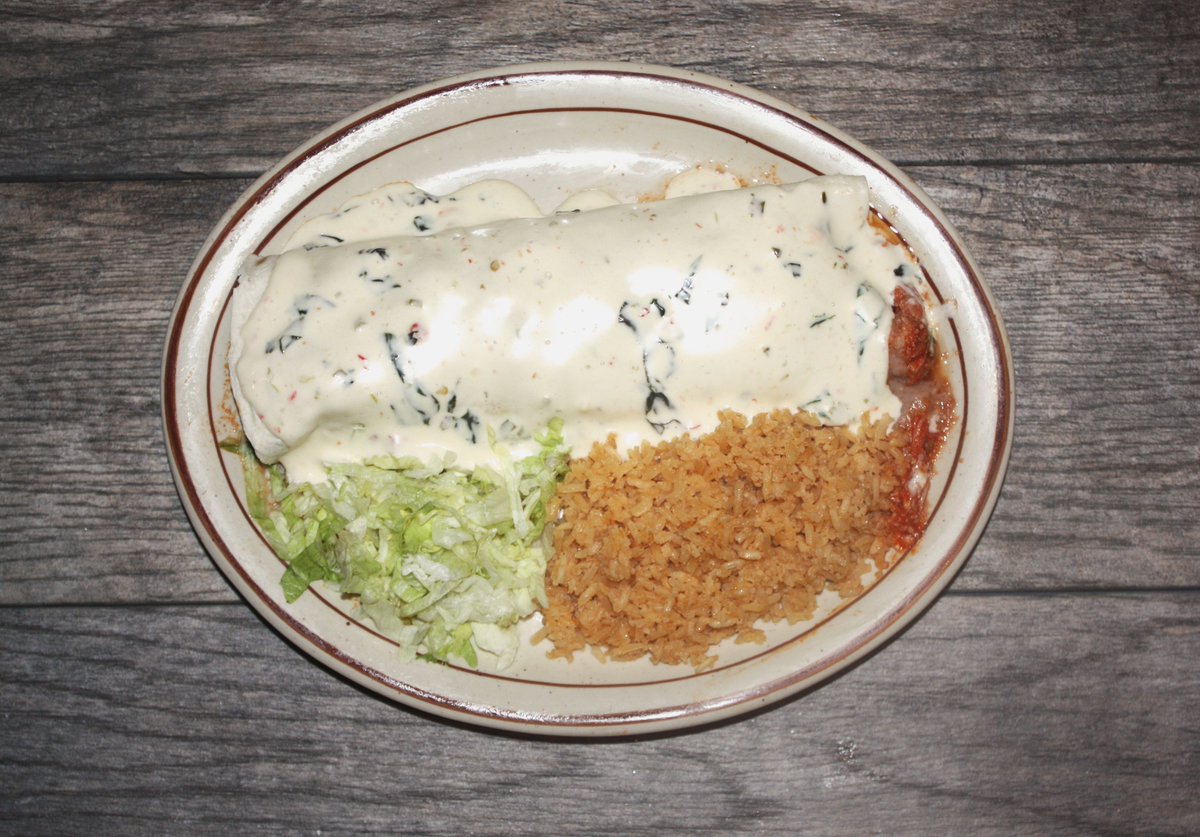 When it's this cold outside you need something to warm you up inside! Our Monterey Burrito will do the trick. it's just $8.50 all day long and it comes with your choice of beans or rice!
.
Need to take something home?  Grab a La Familia meal here: mannyskc.com #kcmo