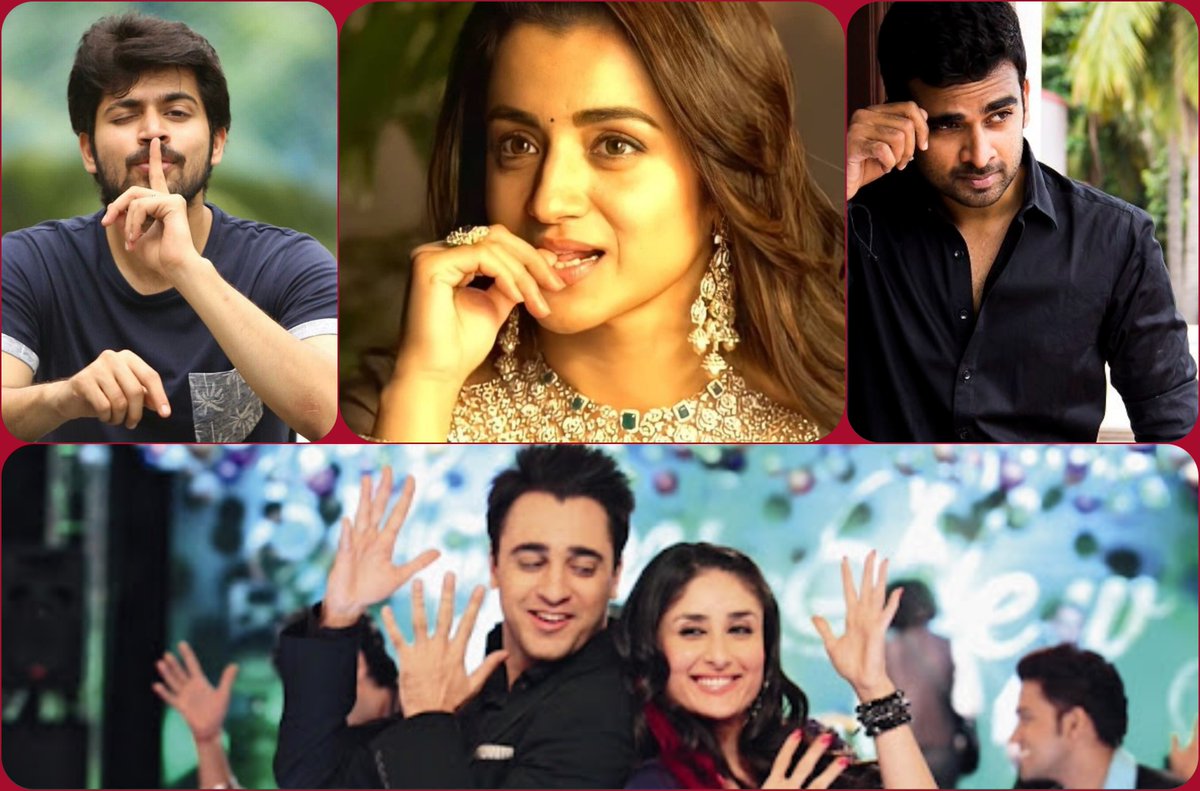 Avinash_R13's tweet photo. Can we have a Tamil version of #ShakunBatra's #EkMainEkkTu with @trishtrashers reprising #KareenaKapoor's role and @iamharishkalyan or @AshokSelvan stepping into the shoes of #ImranKhan? 

#CWHASeries #CWHA #Trisha https://t.co/46rjLkEIL3