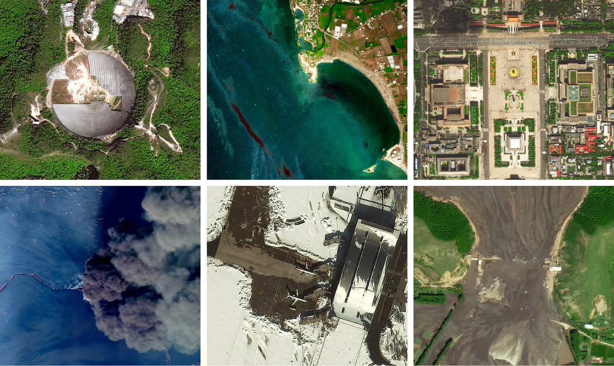 spacewillinfo's tweet photo. 2022 is here. We want say FAREWELL to 2021 by reviewing 12 hot global events during the last year with our satellite images. #SVsatellites #gfsatellite #eo #rs #disastermonitoring #hotevents https://t.co/ithOpeyqJP