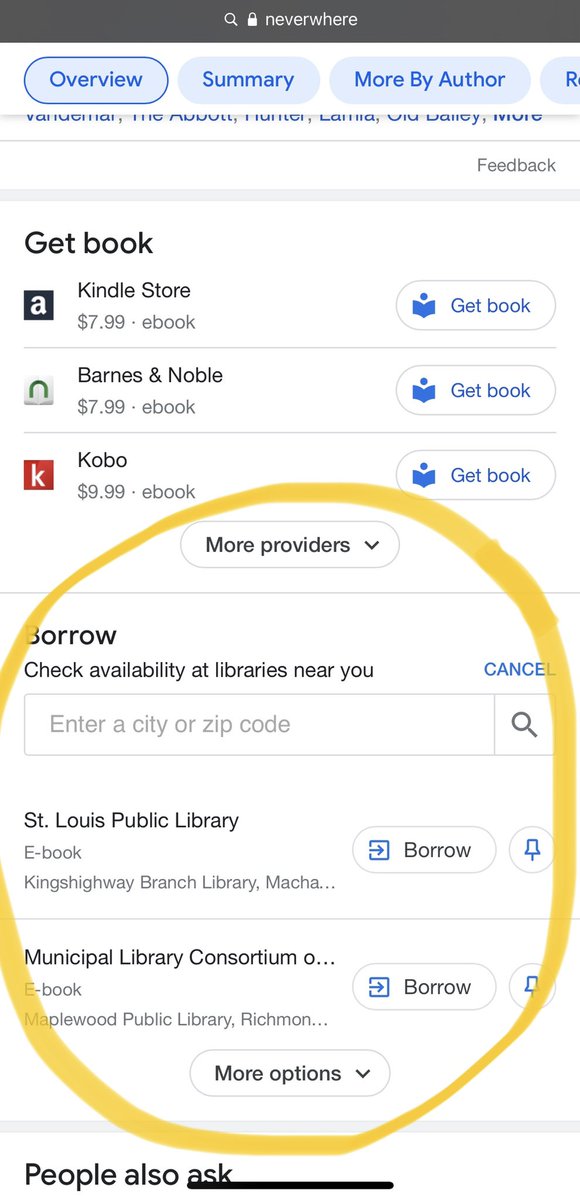 RantS_N_RambleS's tweet image. If it exists, we’ll find it for you. Google also has a fun search feature now where if you search a book, you’ll see an option to search for it in the local library catalogues.
