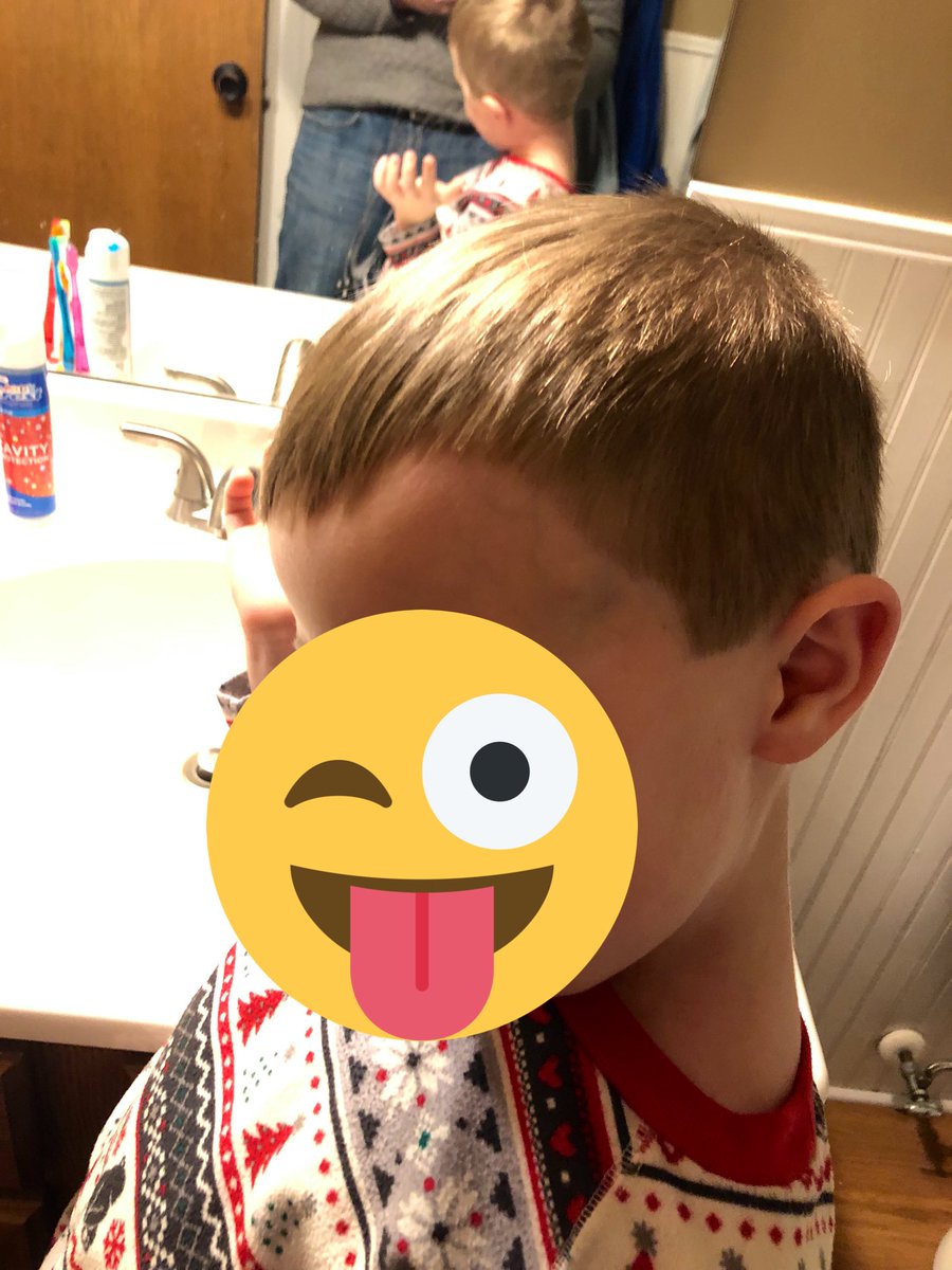 tdecook's tweet photo. Hey @GreatClips…. We paid for this. https://t.co/AQ7nFXeHo4