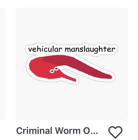izzy07182018's tweet photo. In need of new Redbubble ideas, looking for stuff in the realm of this sticker that came up in my recommended https://t.co/pkIRl9oQyo