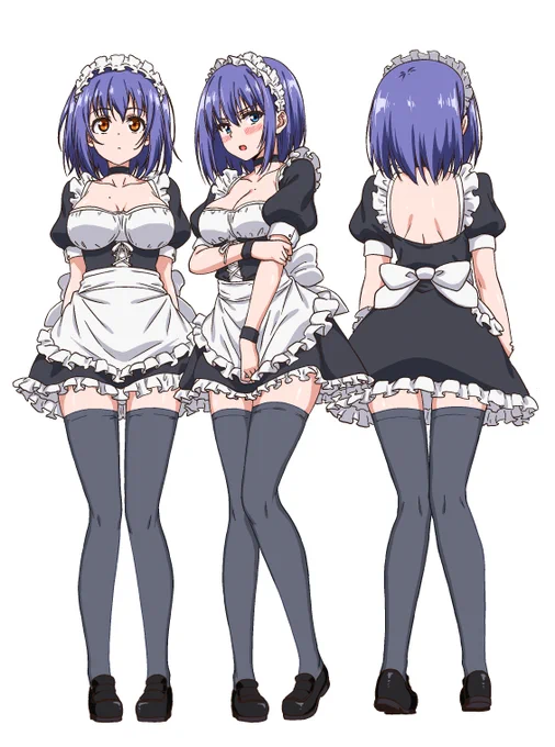 アニメのメイド楓と鈴😍
この可愛いのが動くのか…ッ😡😡 