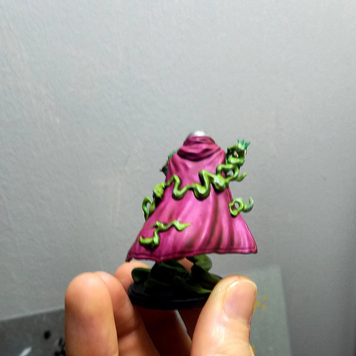 Ferguson3086's tweet photo. Can't sleep so here is a quick and dirty paint job on Mysterio #paintingprotocol #marvelcrisisprotocol #Warmongers https://t.co/rHkiCJgINC