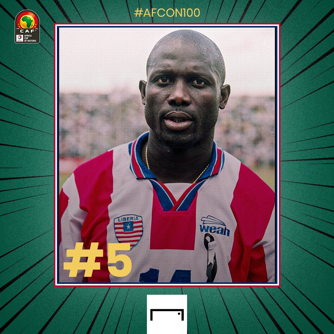 GOALcomSA's tweet photo. ๐๐๐๐ก ๐ฑ๐ท ๐ ๐ ๐ ๐๐๐
To date, the only African player to win the Ballon dโOr, Weah also dragged tiny Liberia to the Afcon twice. Heโs a legend with AC Milan, with whom he won two Serie A titles.
#AFCON100 #GOALAfrica https://t.co/esruaZ8hKj