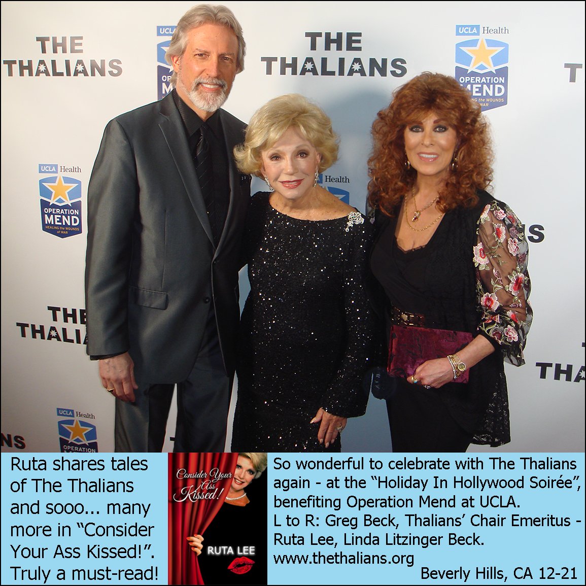 MakeMyDayBeauti's tweet photo. #MakeMyDayBeautiful!® celebrates w/ #TheThalians at the #HolidayInHollywoodSoiree benefiting @Operation_Mend at UCLA @WaldorfBevHills w/ #RutaLee. #Thalians honoring @IamFredaPayne. Must-read #ConsiderYourAssKissed @TheRutaLee #LiveUnforgettable  See more https://t.co/tfGq1ROaef https://t.co/fxojtTYStm