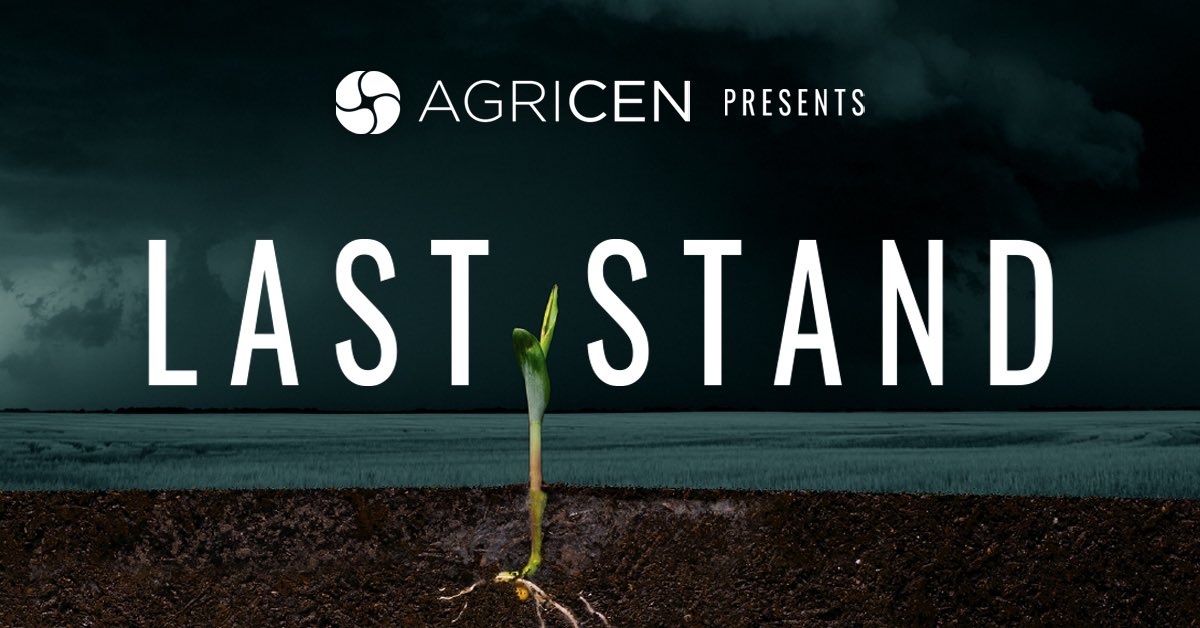 Just got done watching Last Stand and wow what a neat documentary about the hardships, joys, and environments of farming. It is neat hearing from men and women who have achieved success and the agronomic insight! Go to <a href="/AgricenCo/">Agricen</a> in order to watch it! 

#AgTwitter #laststand