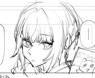 下描きいい感じだったので 