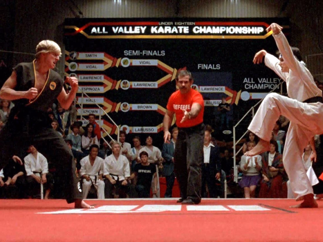 Karate Kid, 1984. 🎬