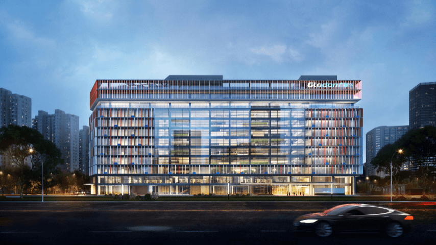 ByGlodon's tweet photo. #Glodon Digital Building R&amp;D Mansion Tower: The building has a total #construction area of 66,278 m², a frame shear wall structure, 3 floors underground, and 12 floors above ground. The Project started on September 16, 2019, and its structure was completed on May 25th in 2021. https://t.co/WG5QnqaesB